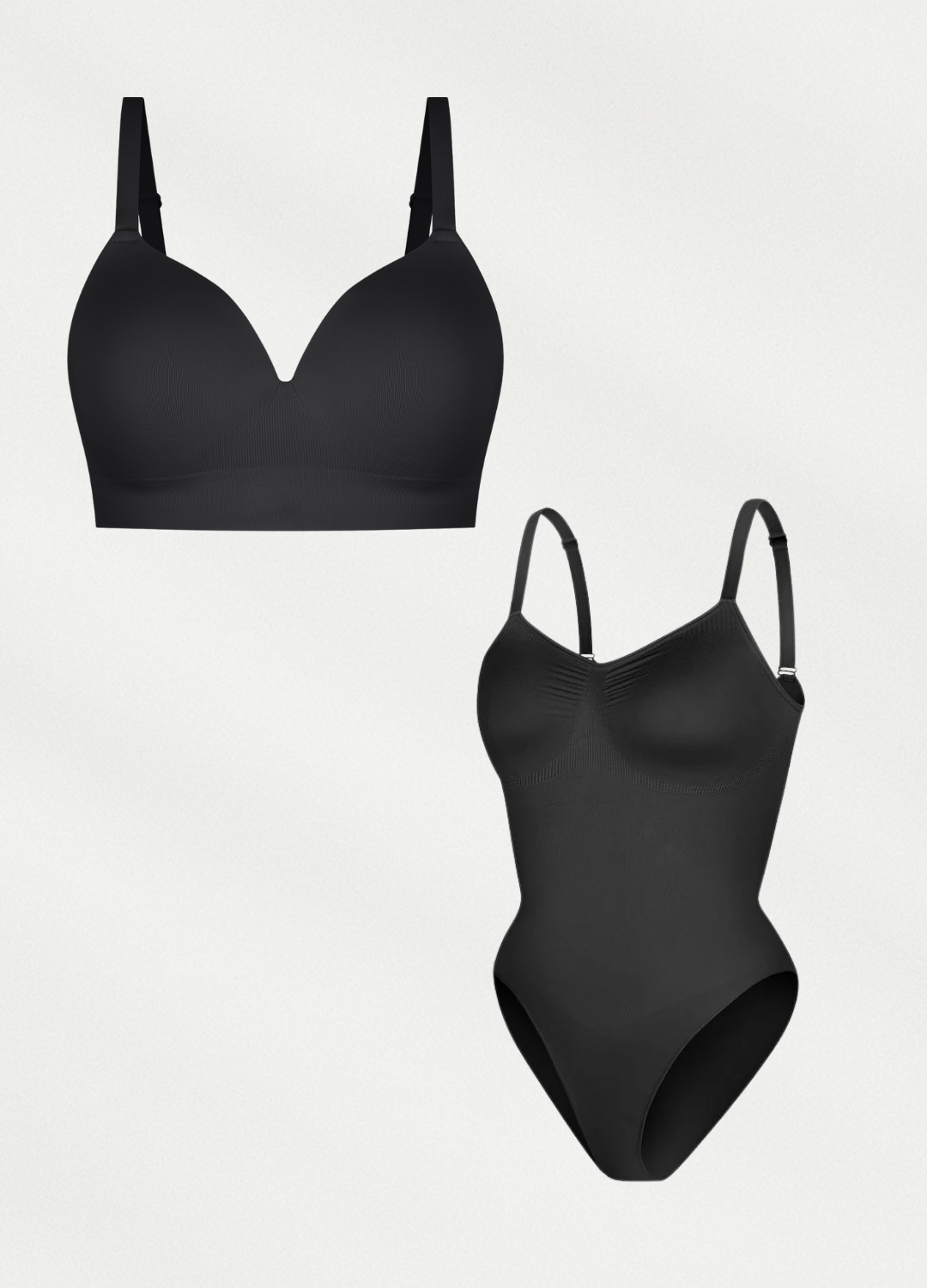 Daily Essential BH + All Day Shapewear Bodysuit Bundle